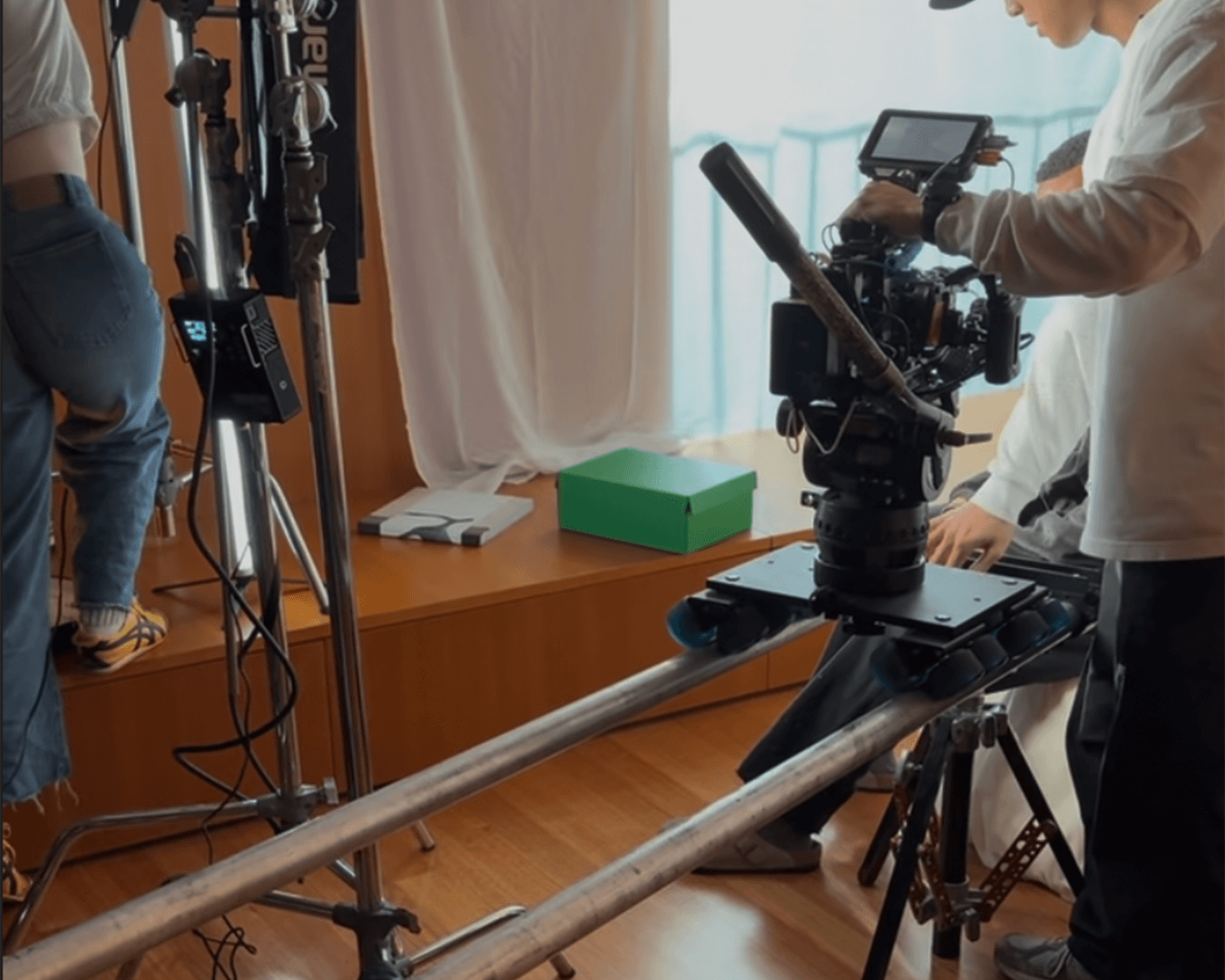 Asics campaign production BTS